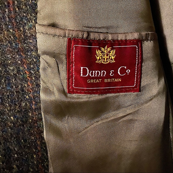 Vintage English Harris Tweed Blazer - Picture 4 of 5